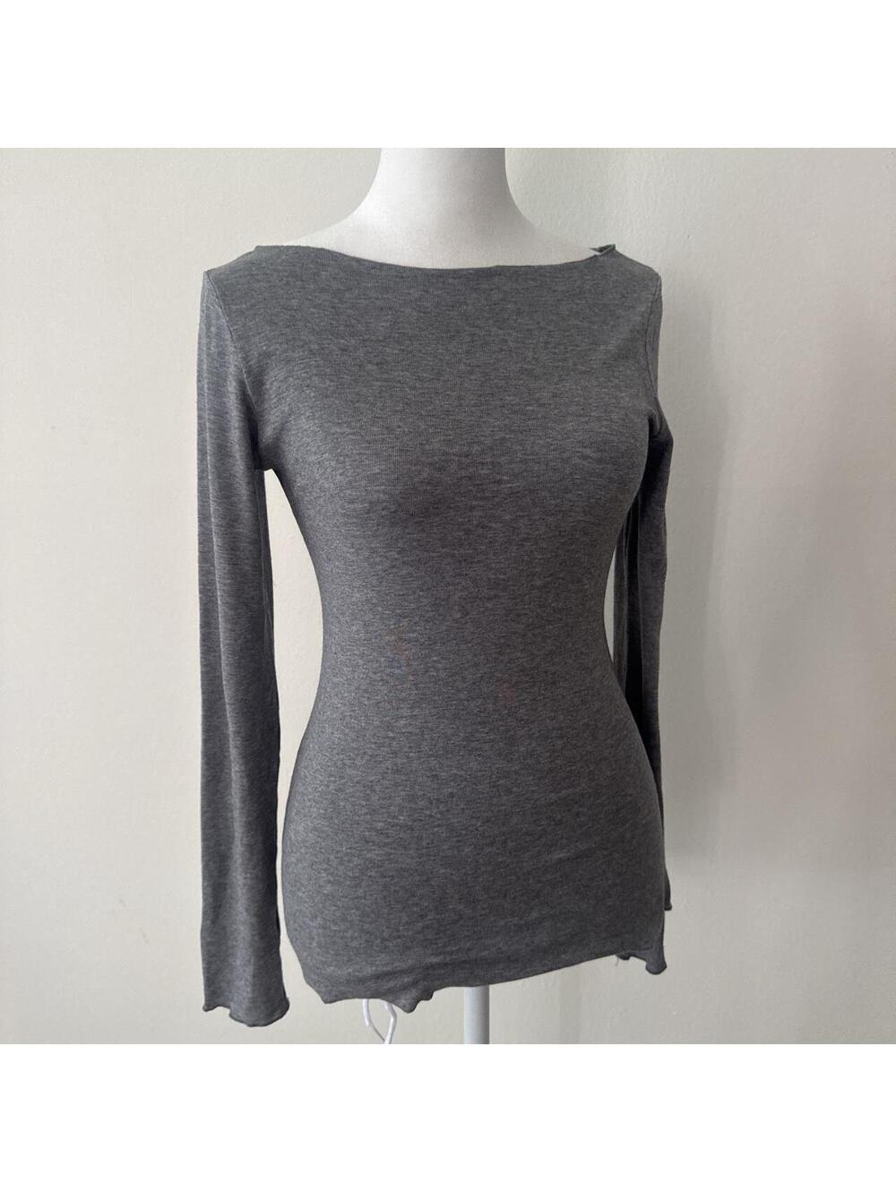 Aya Muse Boatneck Long Sleeve Tee